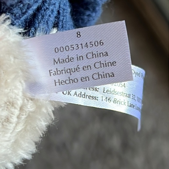 NWT Free People Sleepover Bootie Slippers, checker blue and yellow, size 8 - Picture 11 of 14